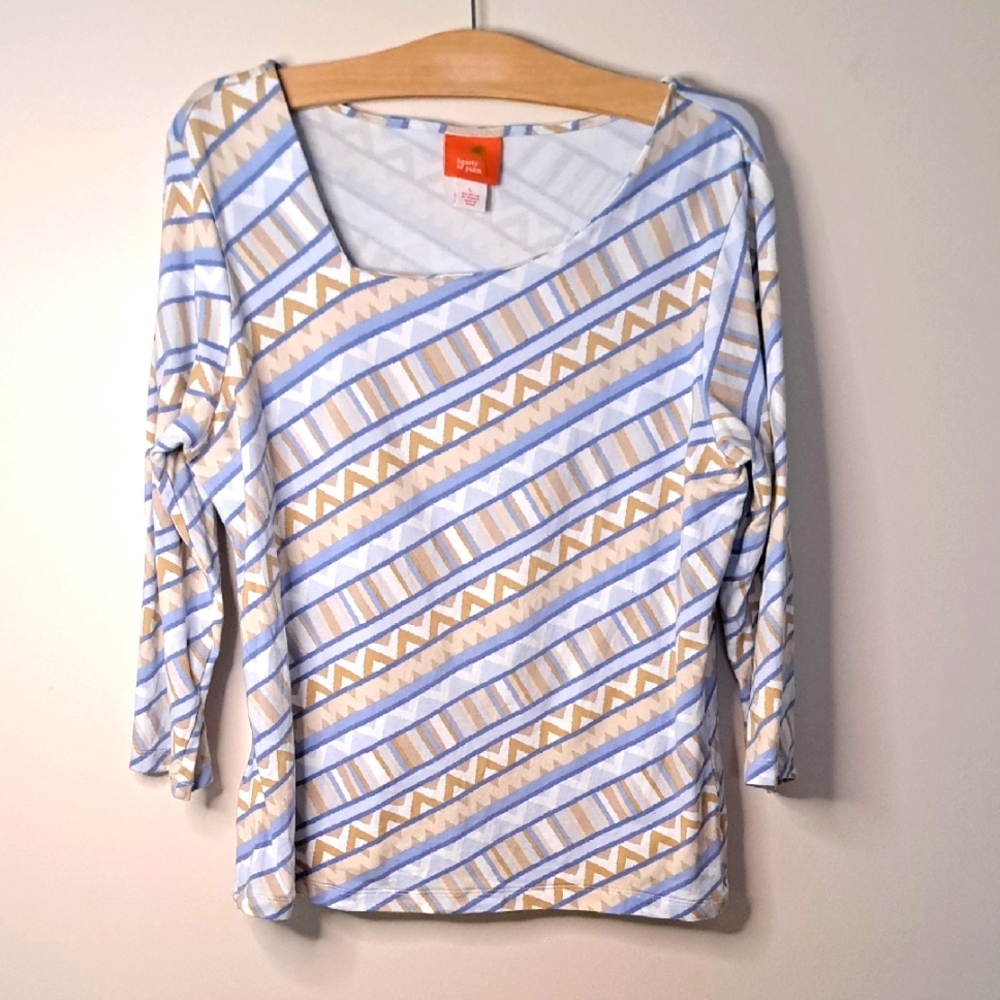 Hearts of Palm 3/4 Sleeve Top